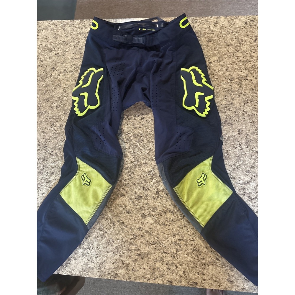 FOX RACING Motocross 360 BANN PANTS NAVY BLUE SIZE 30 EUC